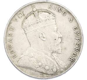 1 доллар 1908 года Стрейтс Сетлментс — Фото №2