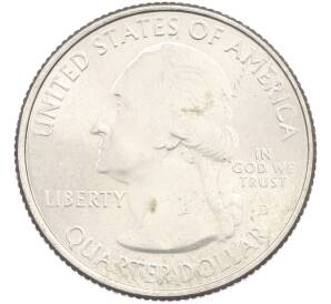 1/4 доллара (25 центов) 2020 года D США «Национальные парки — №54 Исторический парк Марш-Биллингс-Рокфеллер» — Фото №2