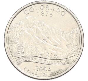 1/4 доллара (25 центов) 2006 года D США «Штаты и территории — Колорадо» — Фото №1