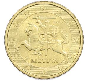 10 евроцентов 2015 года Литва — Фото №1