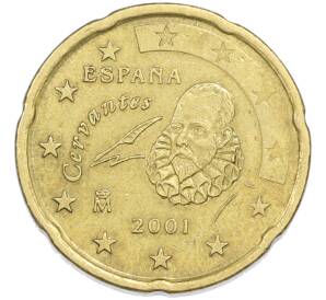 20 евроцентов 2001 года Испания — Фото №1