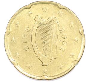 20 евроцентов 2002 года Ирландия — Фото №1