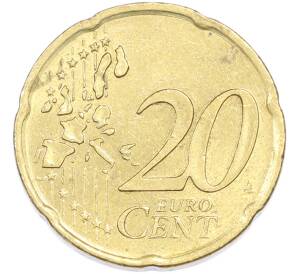 20 евроцентов 2002 года Ирландия — Фото №2