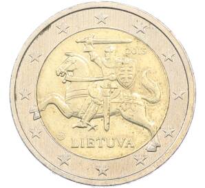 2 евро 2015 года Литва — Фото №1