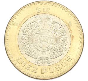 10 песо 2018 года Мексика — Фото №1