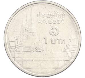 1 бат 2012 года (BE 2555) Таиланд — Фото №1