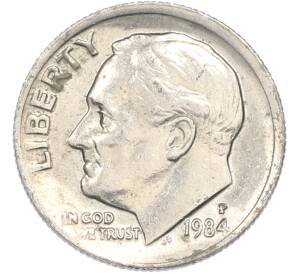 1 дайм (10 центов) 1984 года P США — Фото №1