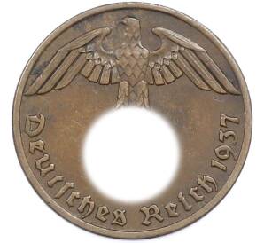 1 рейхспфенниг 1937 года A Германия — Фото №1