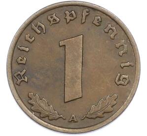 1 рейхспфенниг 1937 года A Германия — Фото №2