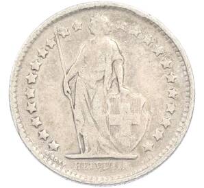 1/2 франка 1921 года B Швейцария — Фото №1