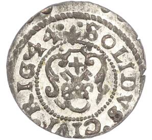 1 солид 1644 года Рига — Кристина — Фото №2