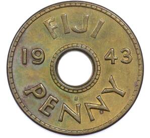 1 пенни 1943 года Фиджи — Фото №1