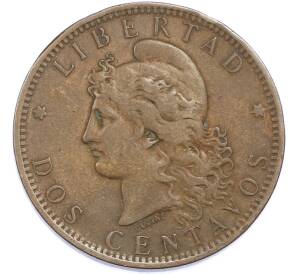 2 сентаво 1884 года Аргентина — Фото №2