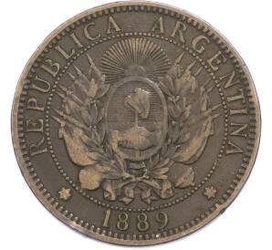 2 сентаво 1891 года Аргентина — Фото №1