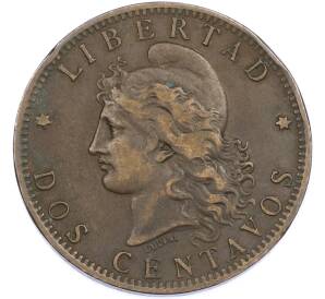 2 сентаво 1890 года Аргентина — Фото №2