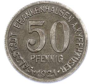 50 пфеннигов 1921 года Германия — город Франкенхаузен (Нотгельд) — Фото №2