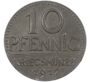 10 пфеннигов 1917 года Германия — город Юберлинген (Нотгельд) — Фото №2