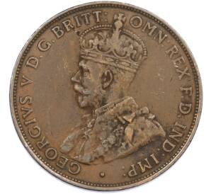 1 пенни 1936 года Австралия — Фото №2