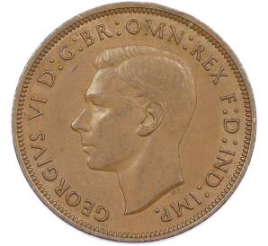 1 пенни 1940 года Великобритания — Фото №2