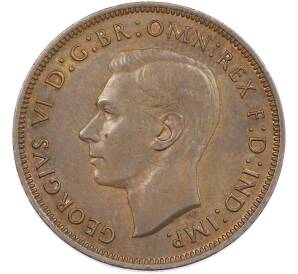 1 пенни 1940 года Великобритания — Фото №2