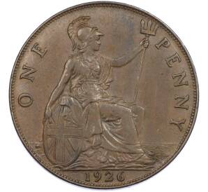 1 пенни 1926 года Великобритания — Фото №1