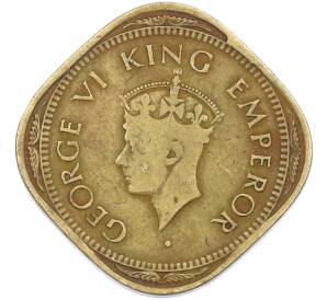 2 анны 1944 года Британская Индия — Фото №2