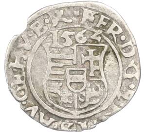 1 денарий 1562 года Венгрия — Фото №2