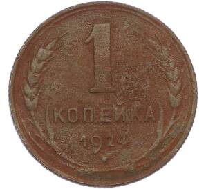 1 копейка 1924 года — Фото №1
