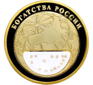 Жетон 2020 года «Богатства России — Жемчуг» — Фото №2