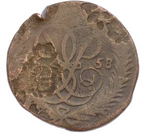 1 копейка 1758 года — Фото №1