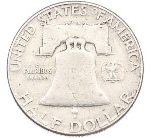 1/2 доллара (50 центов) 1952 года США «Бенджамин Франклин» — Фото №2