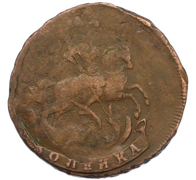 Монета 1 копейка 1760 года (Артикул: K7-2058) — Фото №2