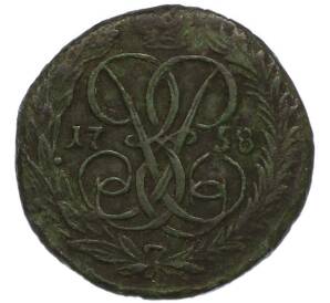 Денга 1758 года — Фото №1