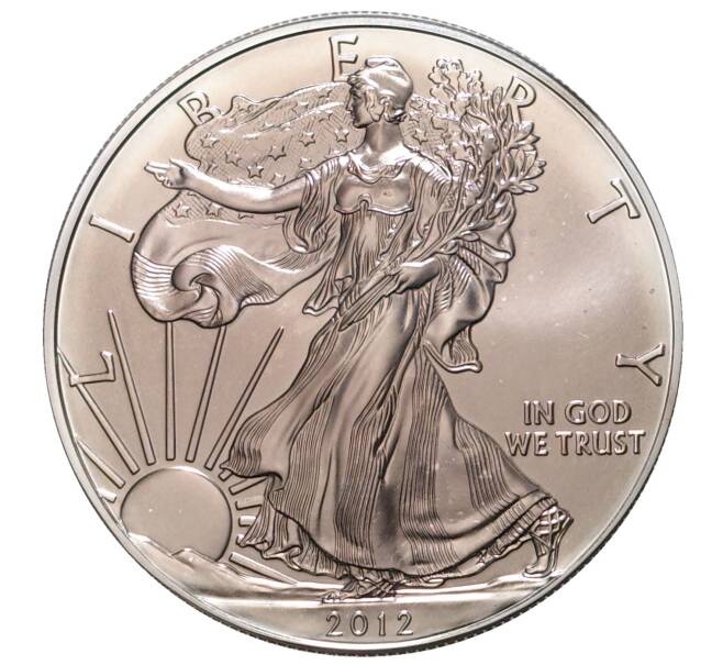 Монета 1 доллар 2012 года США «Шагающая Свобода» (Артикул M2-36338)