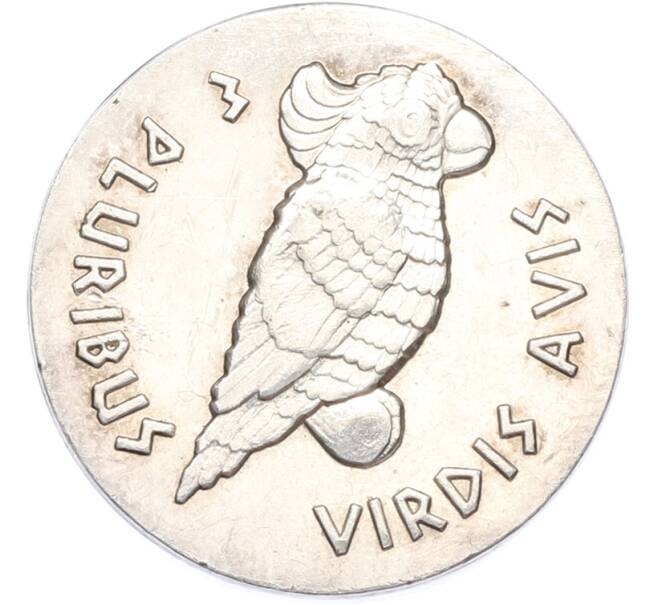 Жетон 2011 года «Зеленый попугай — E pluribus virdis avis» (Артикул: T11-45385) — Фото №1
