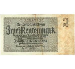 2 рентенмарки 1937 года Германия — Фото №1