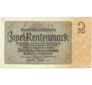 2 рентенмарки 1937 года Германия — Фото №1