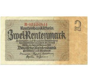 2 рентенмарки 1937 года Германия — Фото №1