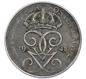 1 эре 1948 года Швеция — Фото №1