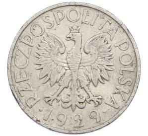 1 злотый 1929 года Польша — Фото №1