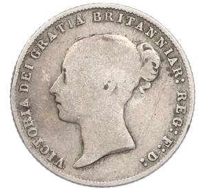 6 пенсов 1866 года Великобритания — Фото №2