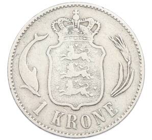 1 крона 1892 года Дания — Фото №2