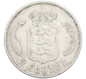 2 кроны 1875 года Дания — Фото №2