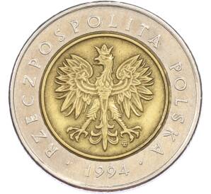 5 злотых 1994 года Польша — Фото №1