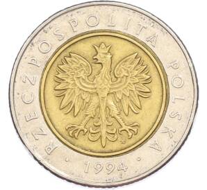 5 злотых 1994 года Польша — Фото №1