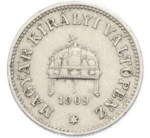 10 филлеров 1909 года Венгрия — Фото №1