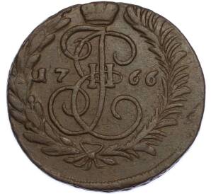 2 копейки 1766 года ММ — Фото №1