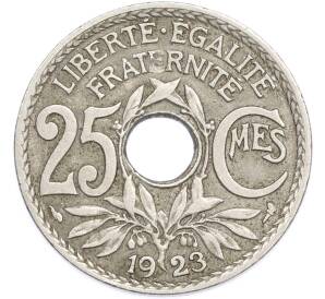 25 сантимов 1923 года Франция — Фото №1