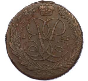 5 копеек 1758 года — Фото №1