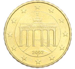 10 евроцентов 2002 года F Германия — Фото №1